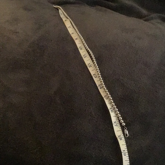 BEAUTIFUL STERLING SILVER NECKLACE - Picture 5 of 6